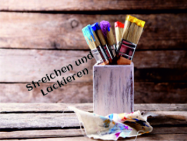 Striechen und Lackieren